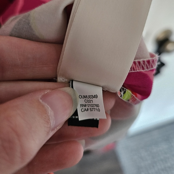 Kate Spade Red and Pink Tropical Floral Peplum Sleeveless Sheath Dress NWOT 4 - Picture 10 of 13